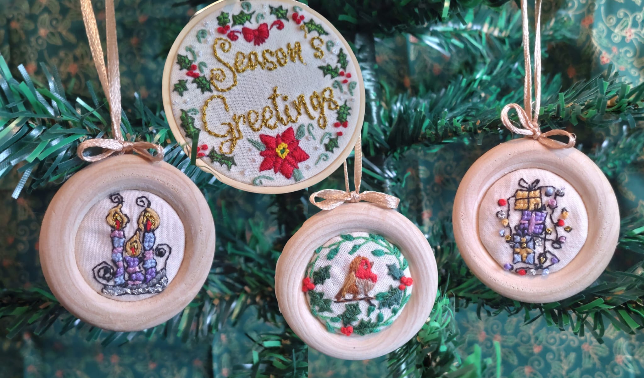 Workshops – Christmas Embroidery